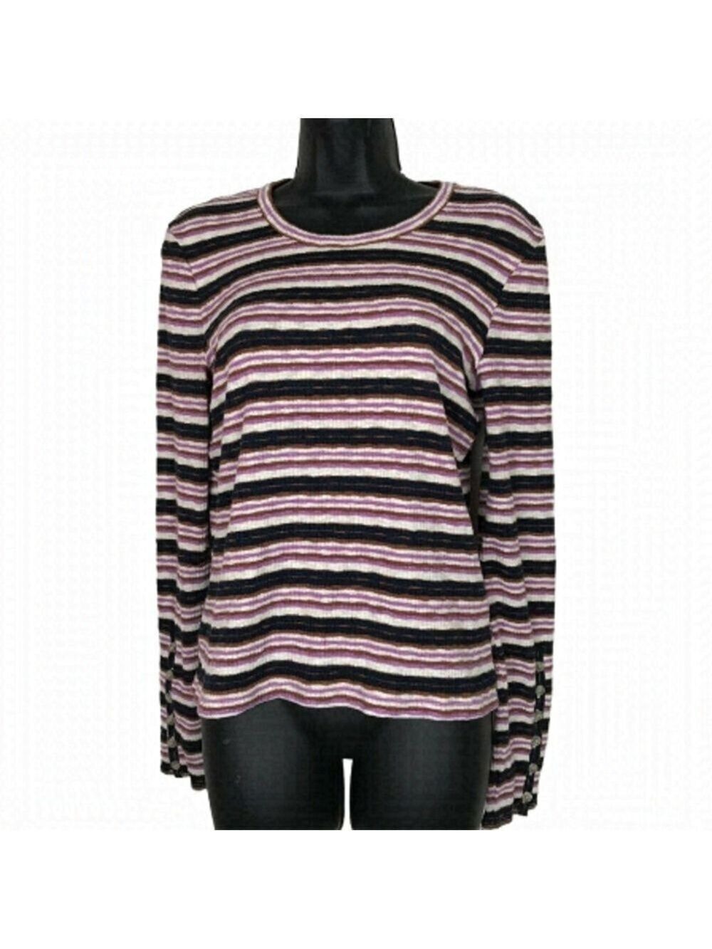 MADEWELL Thermal Like Long Sleeved Colourful Top Size M